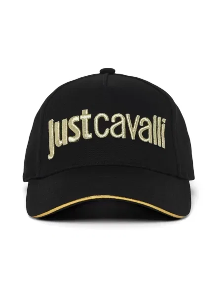 Czapka z daszkiem Roberto Cavalli czarna