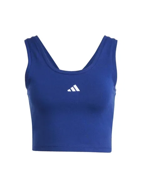 Adidas Top Essentials Small Logo Slim Fit tamnoplava