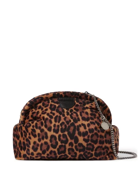 Colier Stella Mccartney cu imagine cu model leopard cu bretele