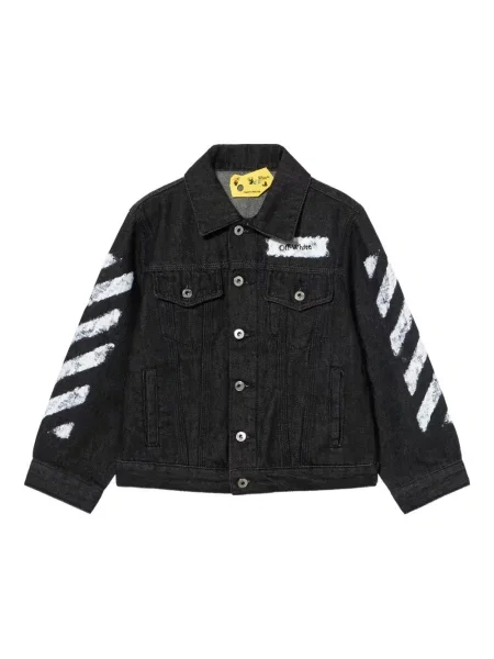 Dětska džínová bunda Off-white bílá