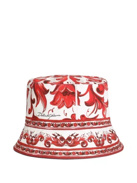 Pălărie Dolce & Gabbana cu imagine roșu