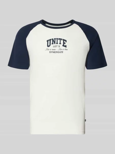 T-shirt o kroju regular fit z czystej bawełny S.oliver Red Label biała