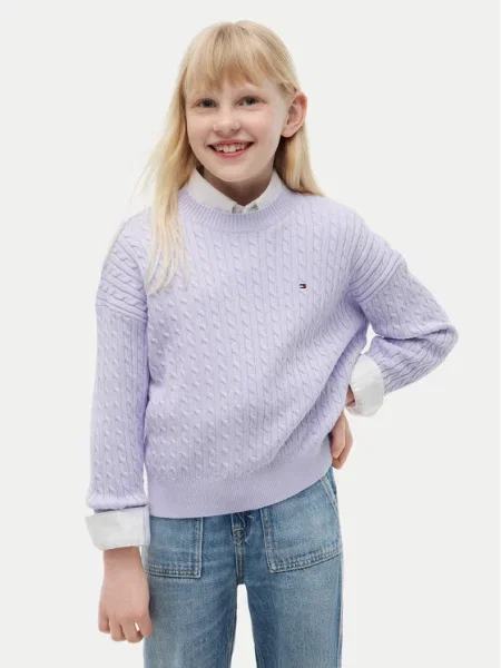 Tommy Hilfiger Πουλόβερ Ανοιχτό μοβ