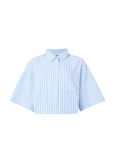 Nike Sportswear Bluză albastru deschis alb