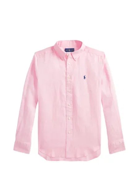 Dětska košile Polo Ralph Lauren růžová