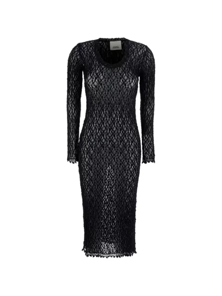 Lung rochie Isabel Marant tricotate negru