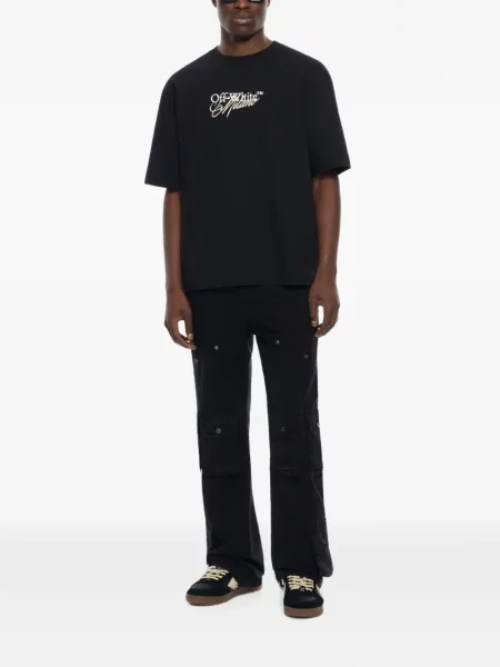 Pantaloni cargo Off-white alb
