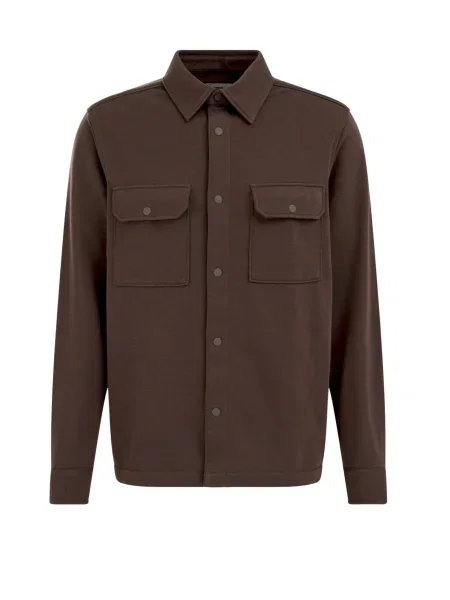 WE Fashion Přechodná bunda tmavě hnědá