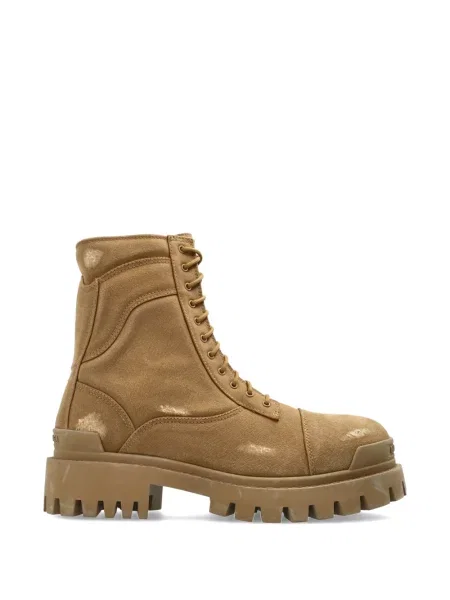 Botine Balenciaga cu șireturi din dantelă