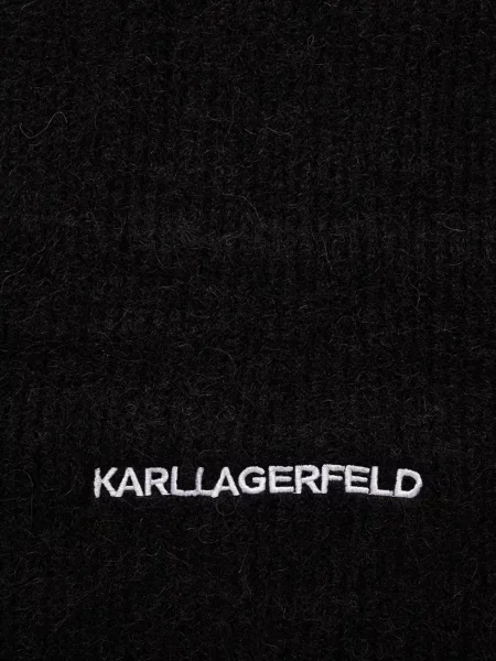 Шарф Karl Lagerfeld однотонний чорний