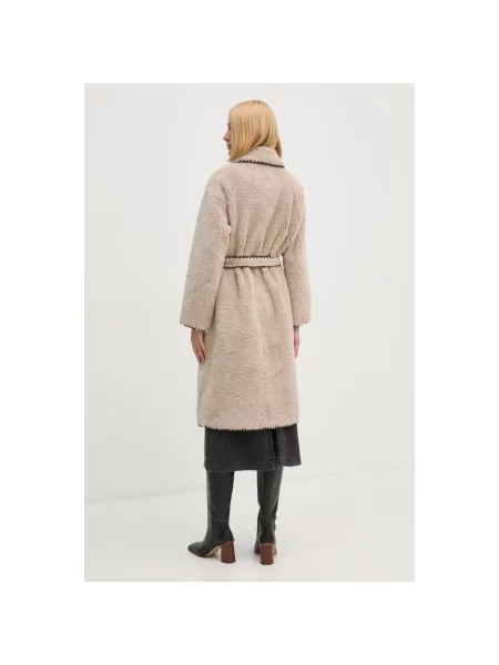 OUI płaszcz przejściowy oversize beżowy