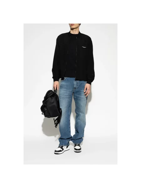 Kurtka Emporio Armani z logo czarna