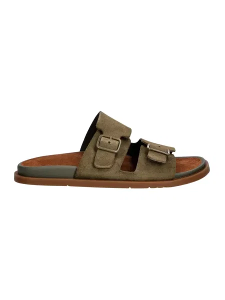 Camper klapki zamszowe Lluc Sandal zielone