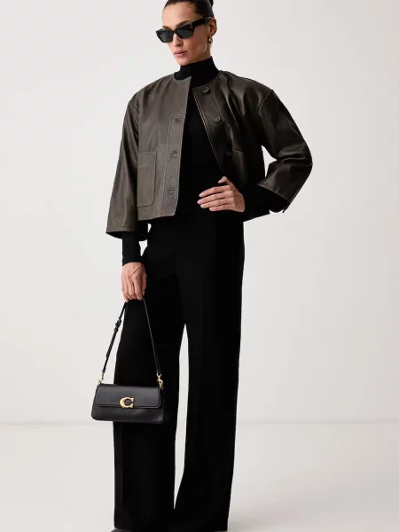 Weekend Max Mara коротка куртка шкіряна WKDCALIGA