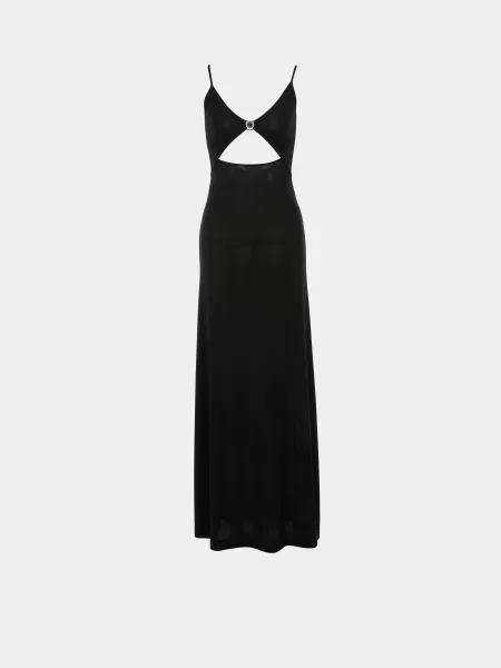 Макси платье Emporio Armani черное