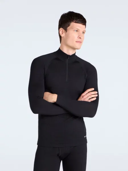 Bielizna termoaktywna Animal z wełny merino czarna