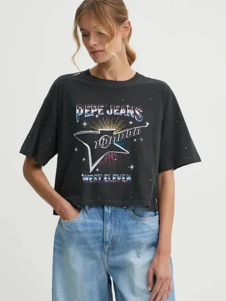 Koszulka Pepe Jeans czarna