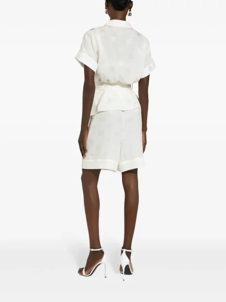Pantaloni scurți Dolce & Gabbana cu imagine alb