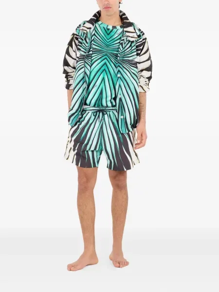 Geacă Roberto Cavalli cu imagine albastru