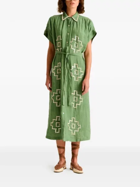 Gulerat rochie Carolina K verde