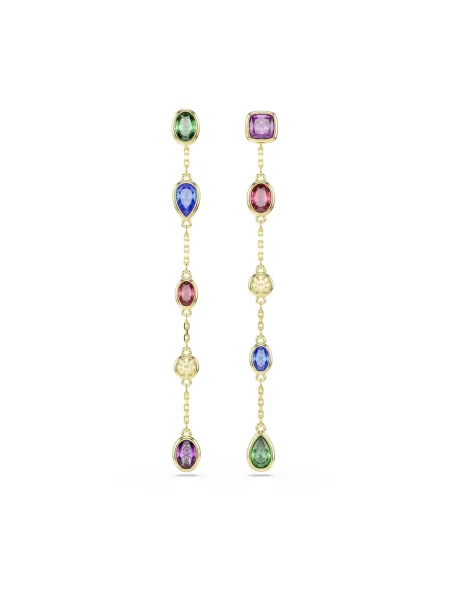 Swarovski kolczyki pozłacane z cyrkonią IMBER