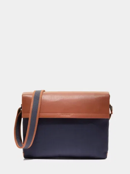 Cole Haan Мессенджер Комбінований верх синій