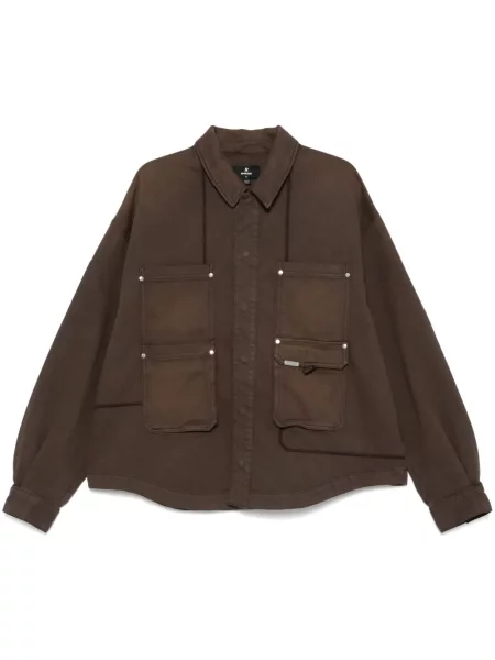 Риза Represent кафяво