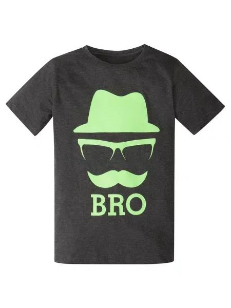 T-shirt z czystej bawełny czarna