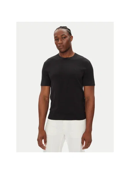 Calvin Klein Póló Supima Regular Fit fekete