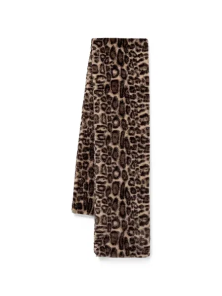 Fular Joseph Ribkoff cu imagine cu model leopard maro