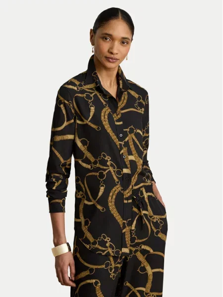 Lauren Ralph Lauren košeľa dámska čierna