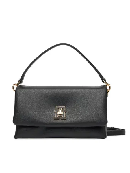 TOMMY HILFIGER Pisemska torbica črna