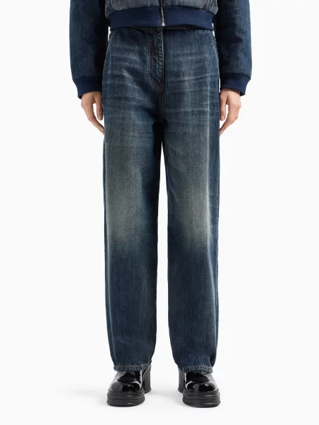 Бойфренди Armani Exchange синій