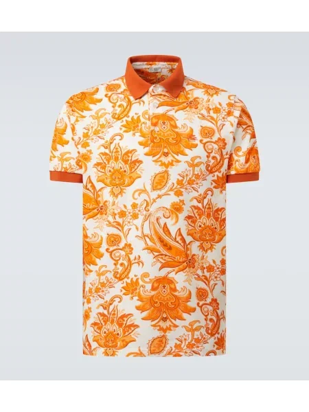 Polo Etro cu imagine portocaliu