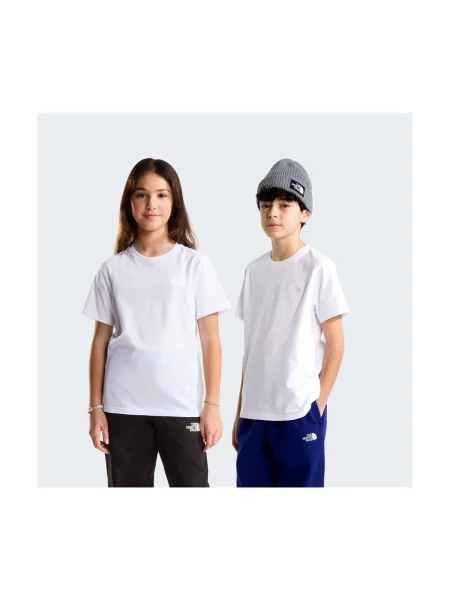 Tricou copii The North Face alb