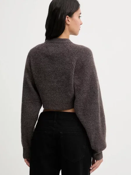 Tommy Jeans Pulover maro