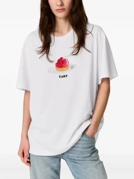 Tricou Stella Mccartney cu imagine alb