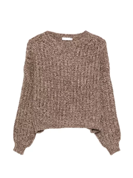 Pulover Liska chunky maro