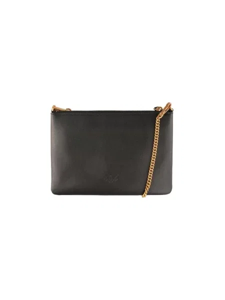 Rucsac Pinko din piele fără toc clasic negru