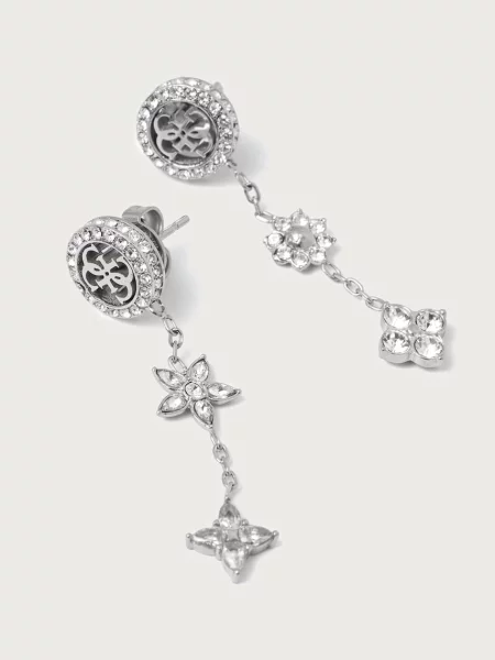 Guess cercei pentru femei din oțel inoxidabil cu zirconiu cubic SECRET GARDEN
