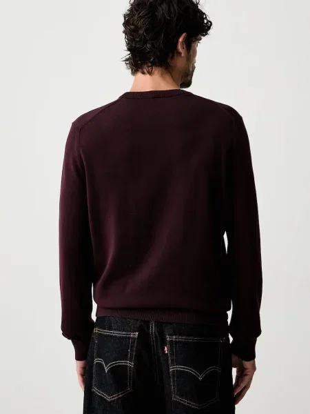 Lacoste sweter brązowy