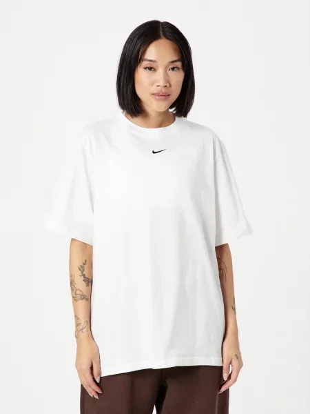 Nike Sportswear Majica crna bijela