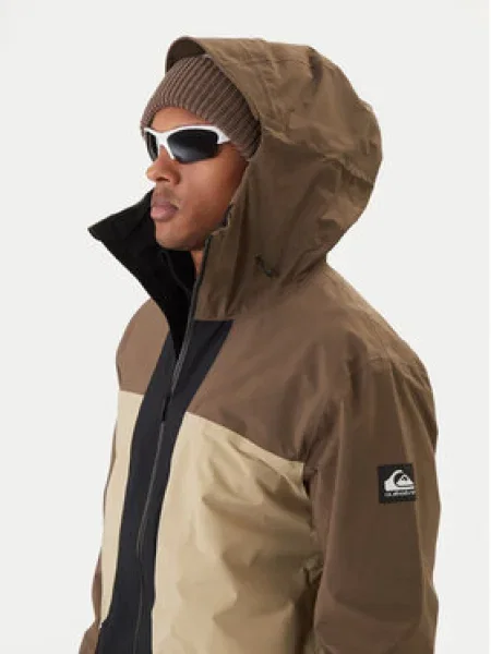 Quiksilver Snowboard kabát Forever Stretch Goretex Jk Modern Fit barna