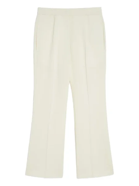 Pantaloni Jil Sander de lână alb