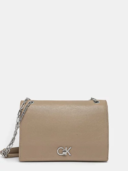 Чанта Calvin Klein бежово
