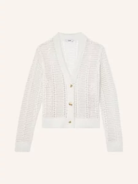 Reiss Kardigan Star weiss biały