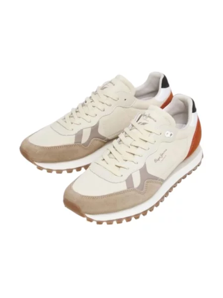 Sneakersy Pepe Jeans zamszowe beżowe