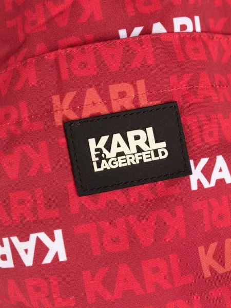 Slip de baie Karl Lagerfeld cu imagine roșu