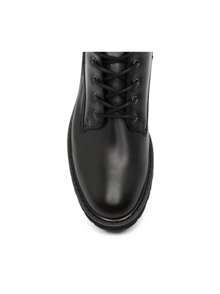 Botki Woolrich skórzane czarne