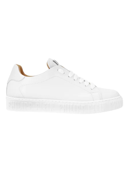Sneakersy Philipp Plein skórzane białe